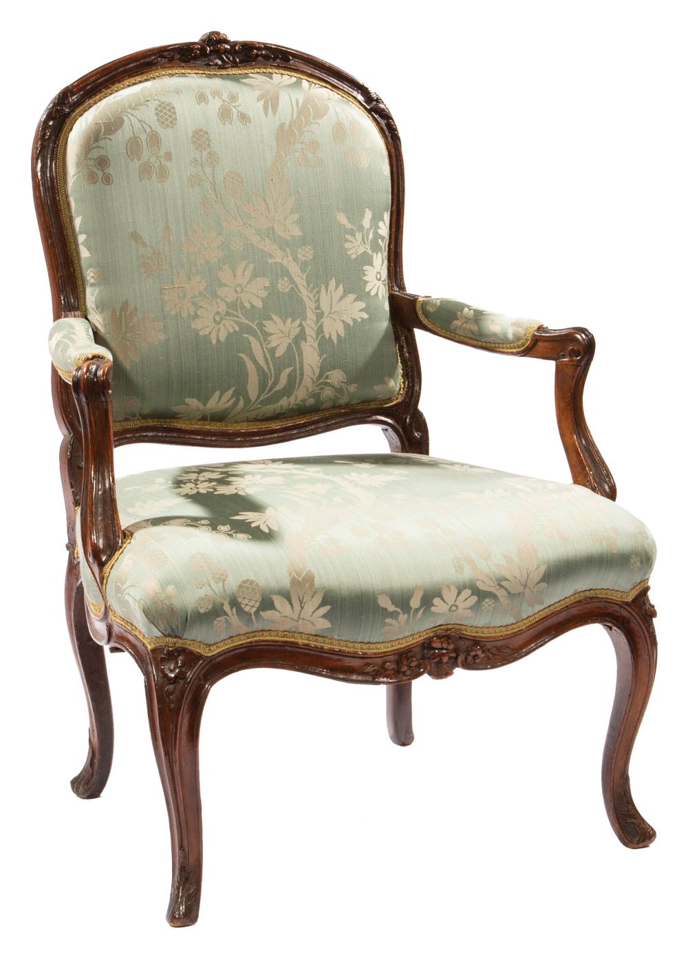LOUIS XV CARVED BEECHWOOD