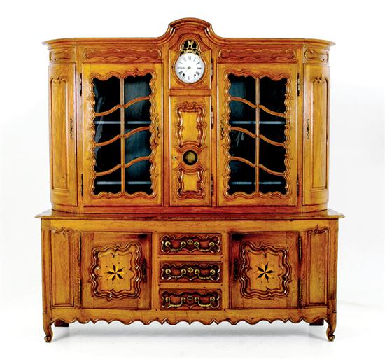 Louis XV carved oak vaisselier
