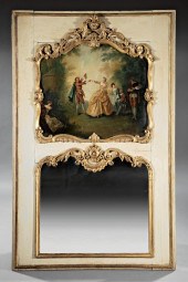 LOUIS XV CREME PEINTE TRUMEAU