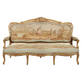 LOUIS XV FRENCH STYLE AUBUSSON