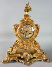 LOUIS XV GILT-BRONZE MANTEL CL