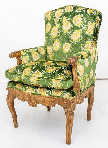 LOUIS XV GILTWOOD BERGERE, 18TH