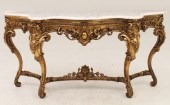 LOUIS XV GILTWOOD CONSOLE, LAT