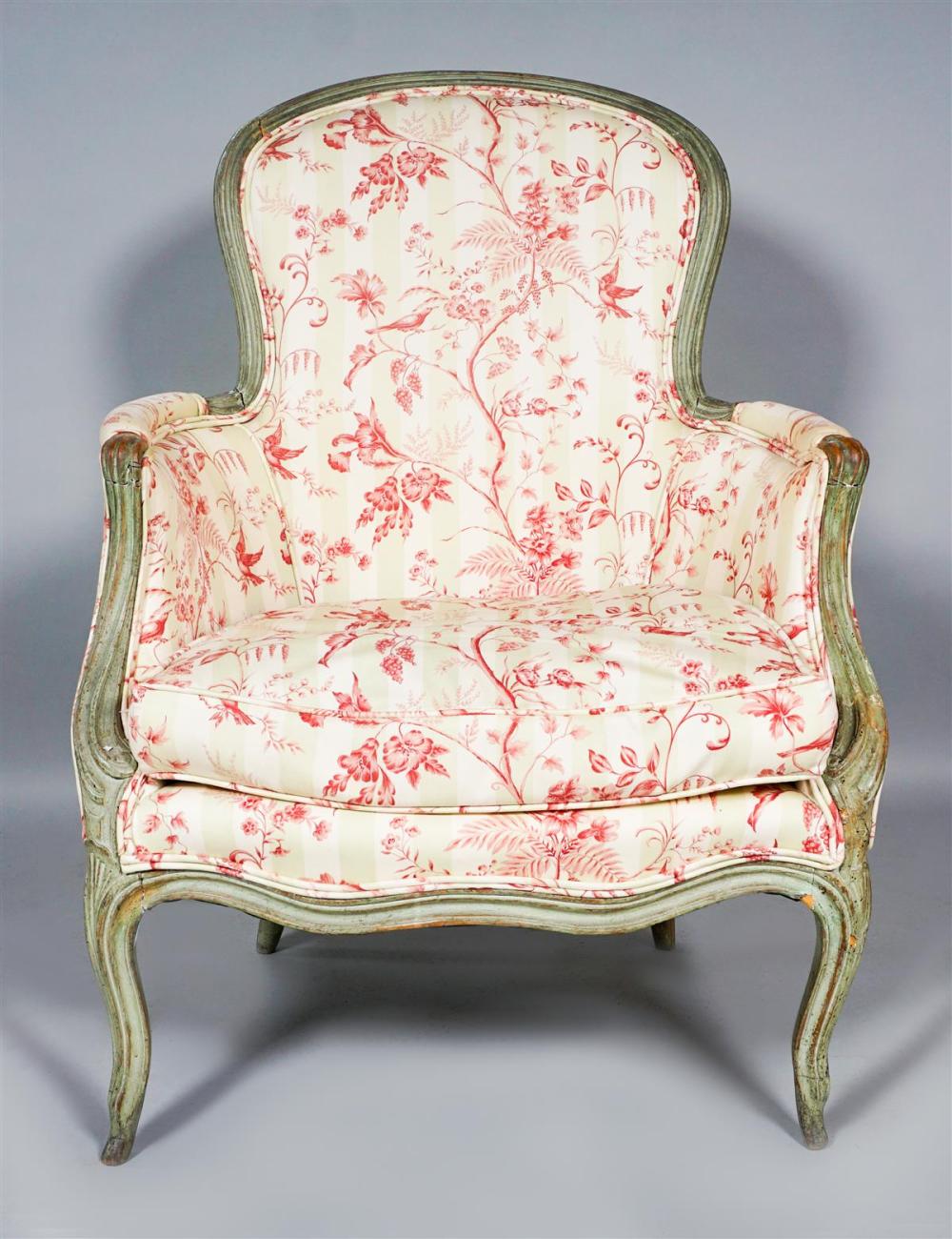 LOUIS XV GREY PAINTED