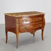 LOUIS XV MARBLE TOP KINGWOOD C