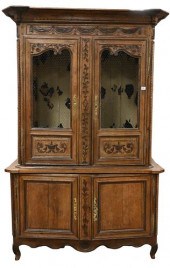 LOUIS XV OAK CABINET/HUTCHLoui