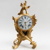 LOUIS XV ORMOLU MANTLE CLOCK,