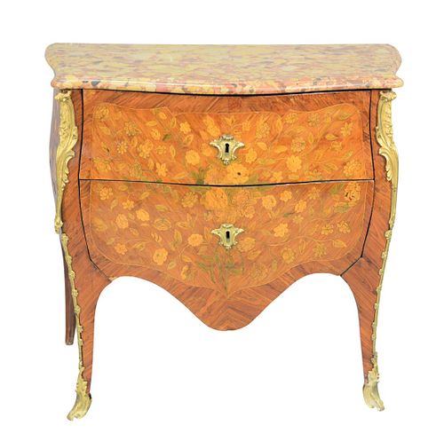 LOUIS XV ORMOLU-MOUNTED KINGWOOD,