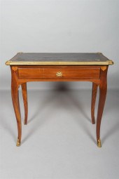 LOUIS XV ORMOLU MOUNTED MAHOGA