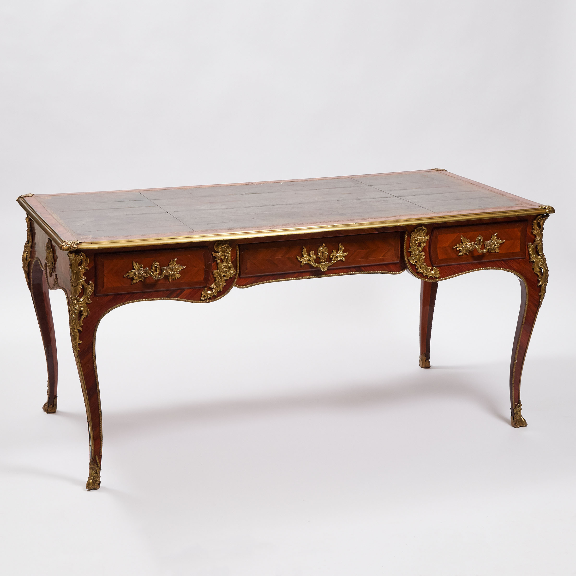Louis XV Ormolu Mounted Tulipwood