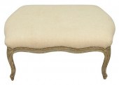 LOUIS XV PAINTED BENCH, NEWLY