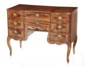 Louis XV parquetry inlaid waln