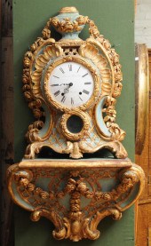 LOUIS XV PROVINCIAL CARVED BLU