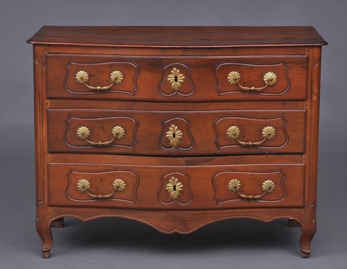 LOUIS XV PROVINCIAL CARVED WALNUT