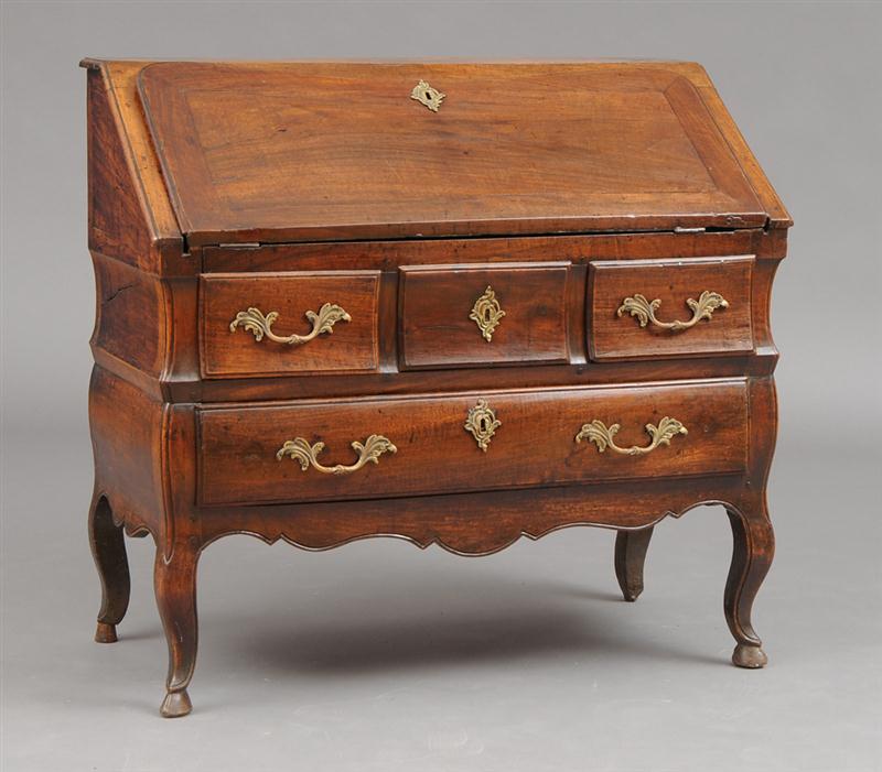 LOUIS XV PROVINCIAL CARVED WALNUT