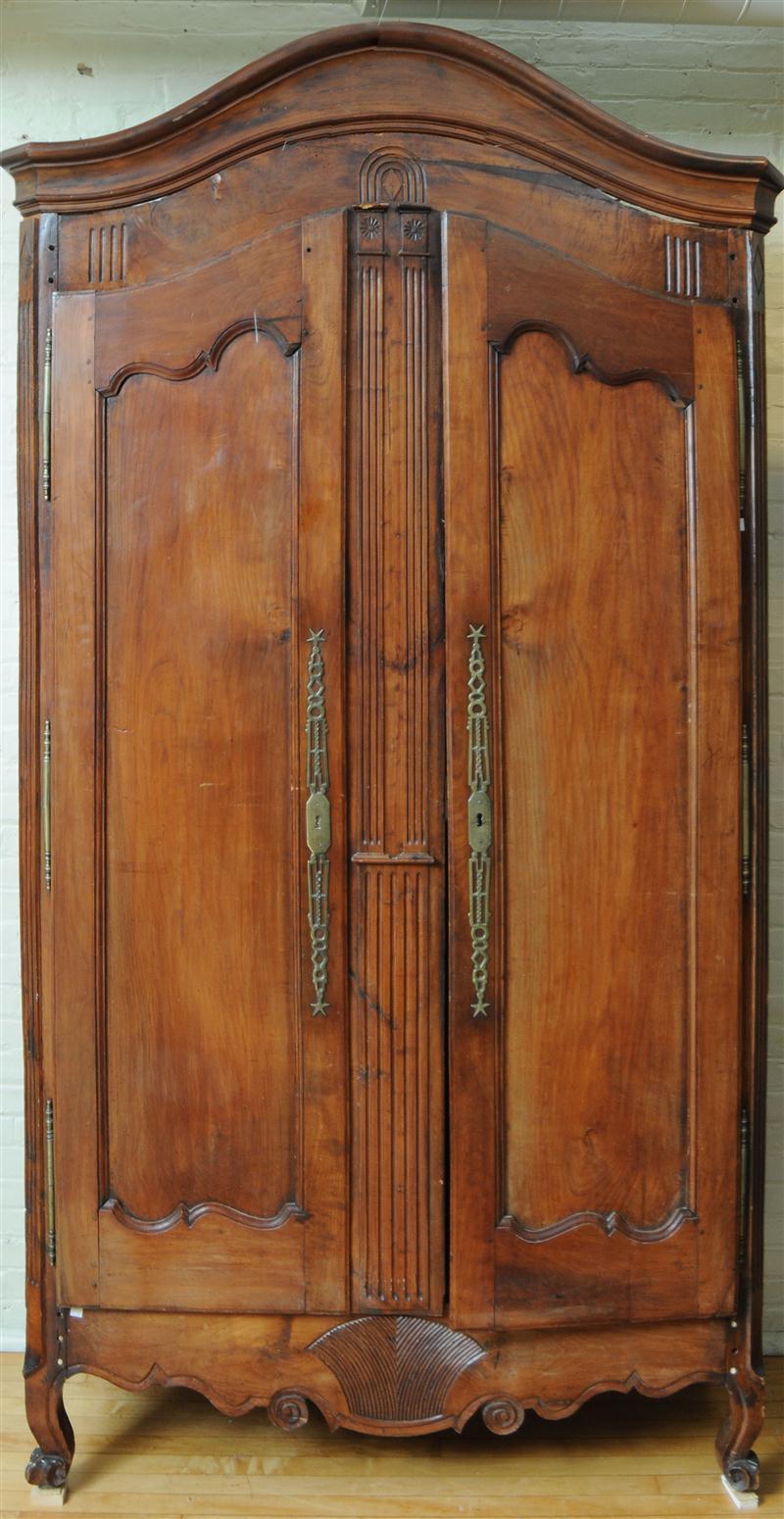 LOUIS XV PROVINCIAL CARVED WALNUT