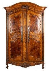LOUIS XV PROVINCIAL WALNUT WED