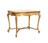 LOUIS XV REVIVAL ONYX AND GILT
