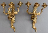 LOUIS XV REVIVAL THREE-LIGHT S