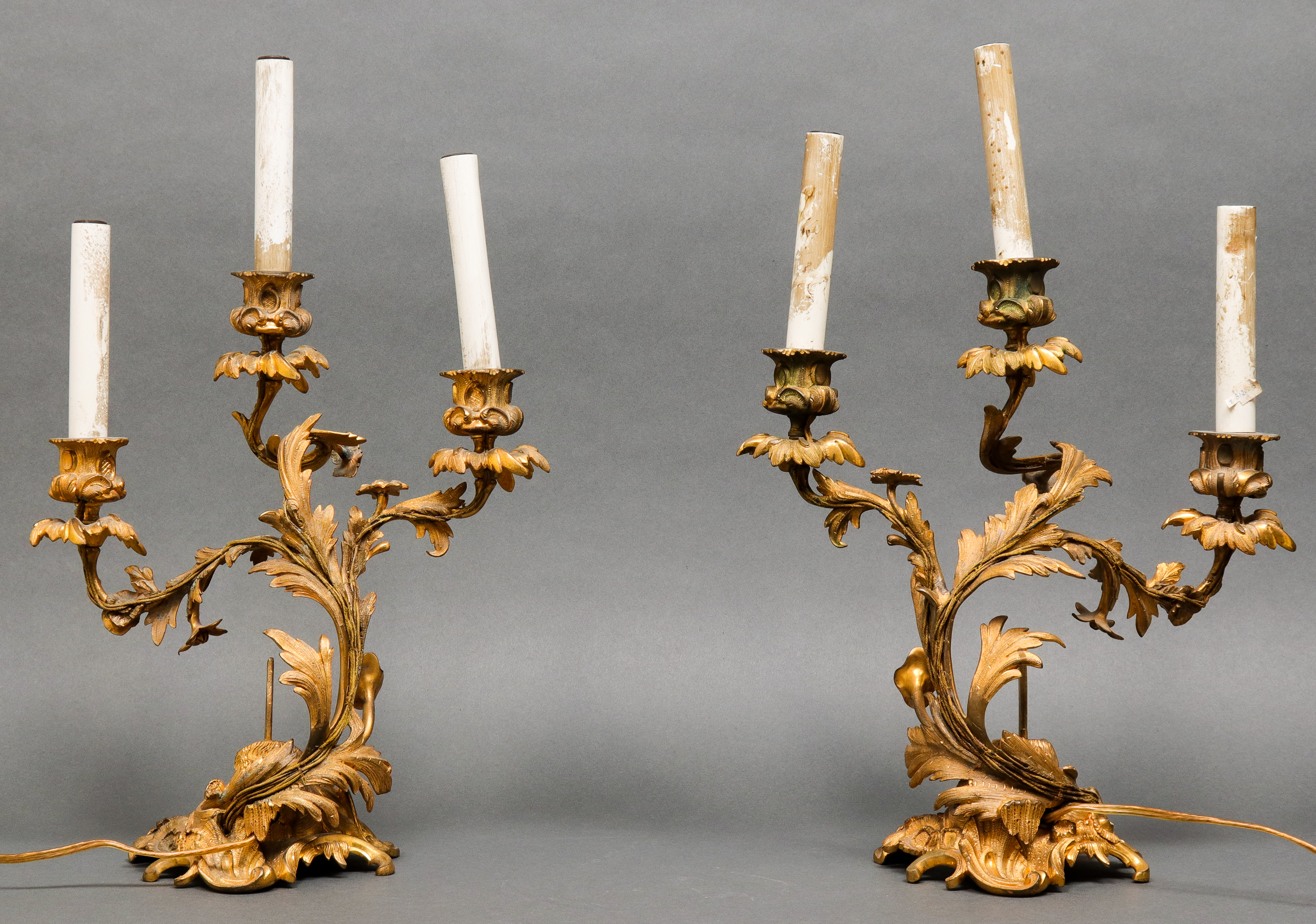 LOUIS XV ROCOCO MANNER GILT METAL