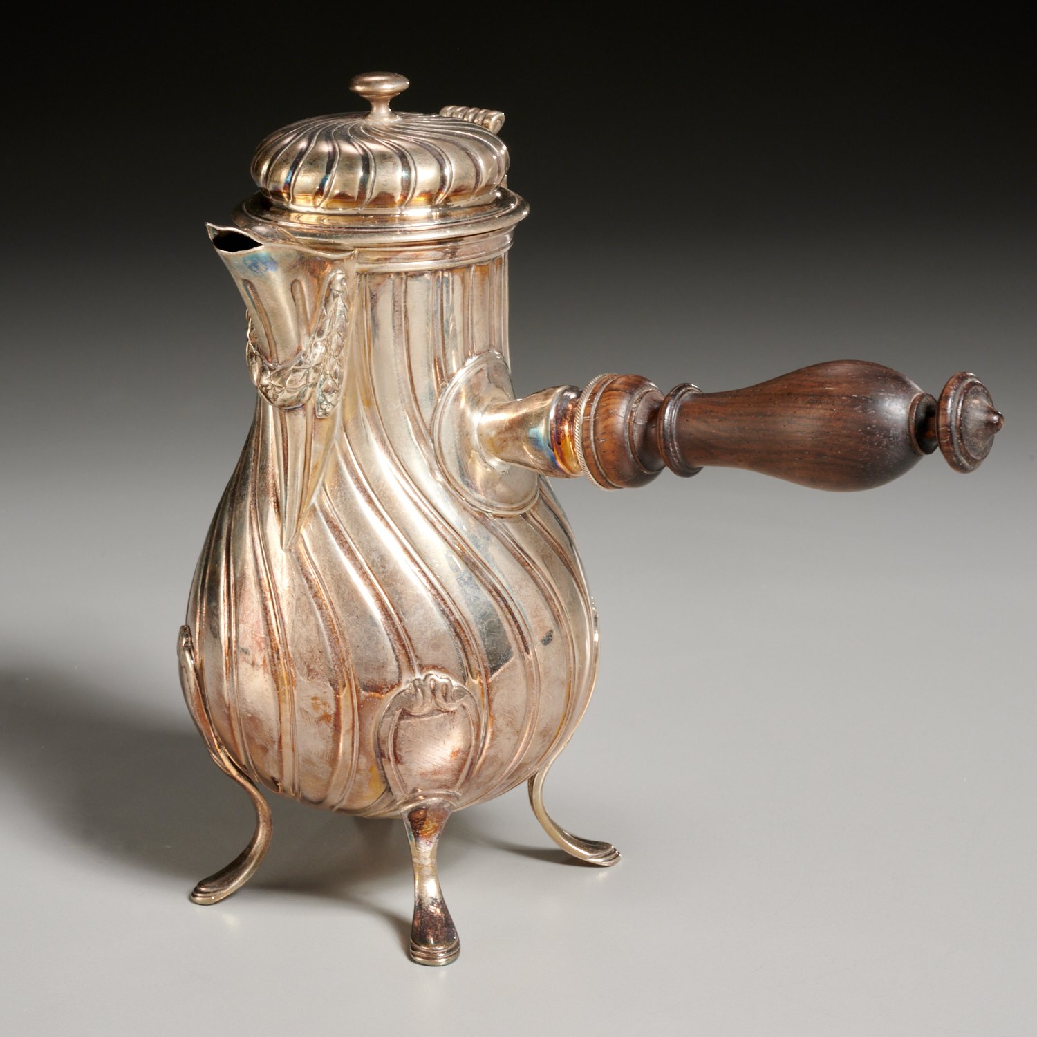 LOUIS XV SILVER CHOCOLATE POT First