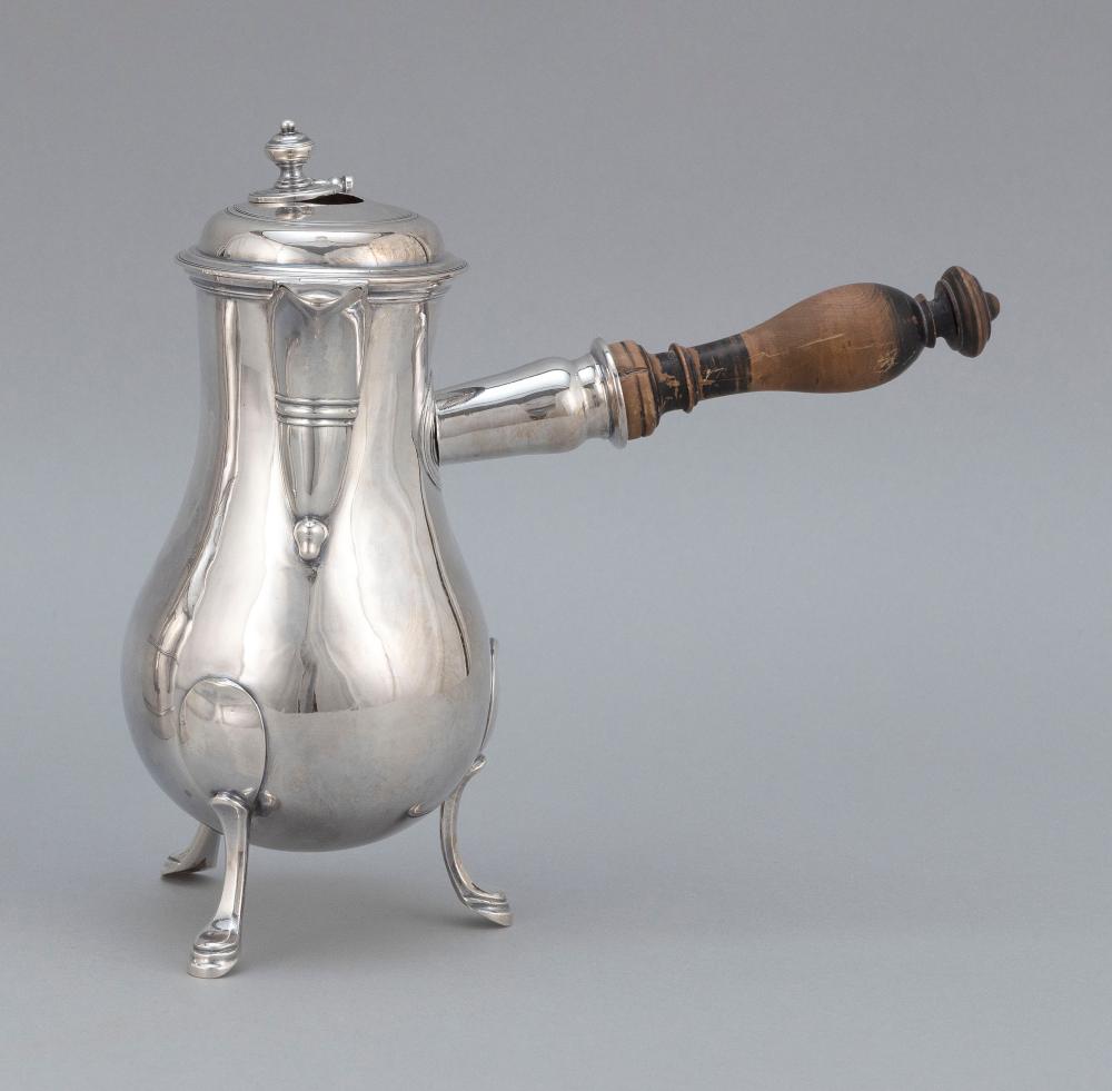 LOUIS XV SILVER CHOCOLATE POT