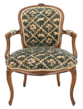 LOUIS XV STYLE ARM CHAIR OR FA