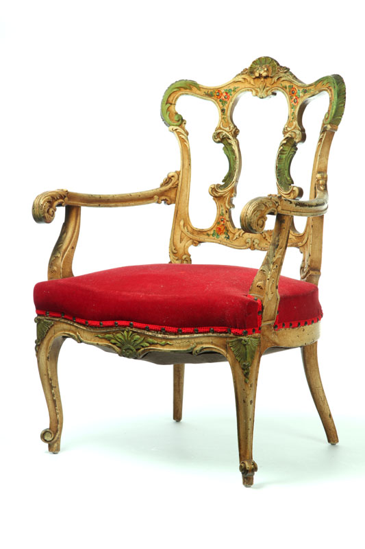 LOUIS XV STYLE ARMCHAIR.  France 