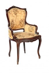LOUIS XV-STYLE ARMCHAIR. Franc