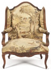 LOUIS XV STYLE ARMCHAIR OR FAU