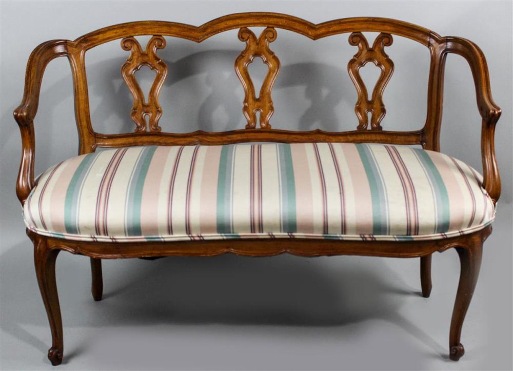 LOUIS XV STYLE BEECHWOOD SETTEE