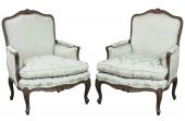 LOUIS XV STYLE BERGERES A pair