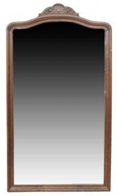 LOUIS XV STYLE BEVELED MIRROR,