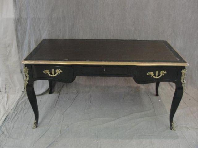Louis XV Style Black Lacquer
