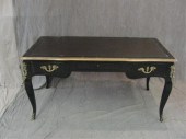Louis XV Style Black Lacquer L