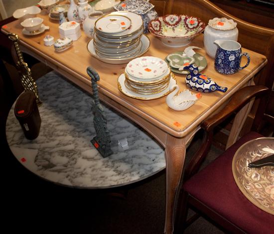 Louis XV style bleached wood