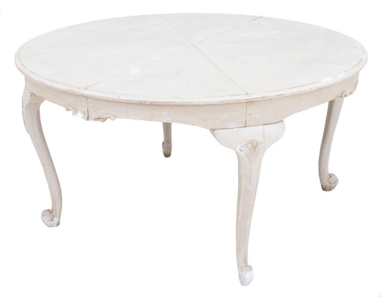 LOUIS XV STYLE BLUE-PAINTED