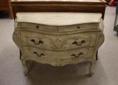 LOUIS XV STYLE BOMBE COMMODE,