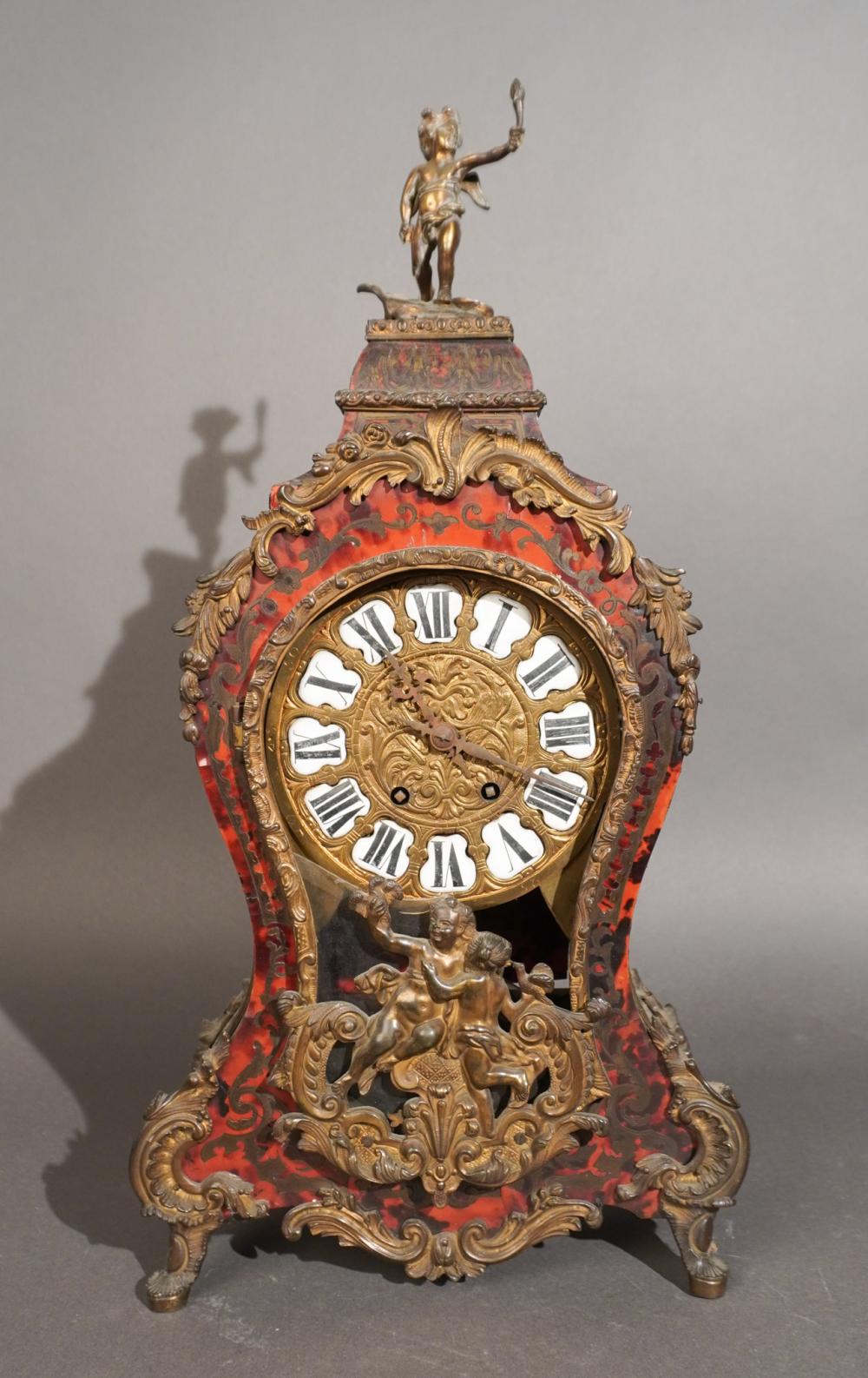 LOUIS XV STYLE BOULLE AND BRONZE