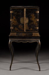 Louis XV style brass mounted b