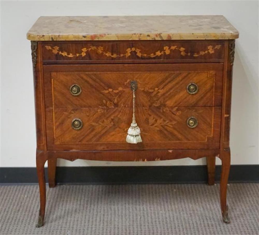 LOUIS XV STYLE BRASS MOUNTED