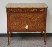 LOUIS XV STYLE BRASS MOUNTED M