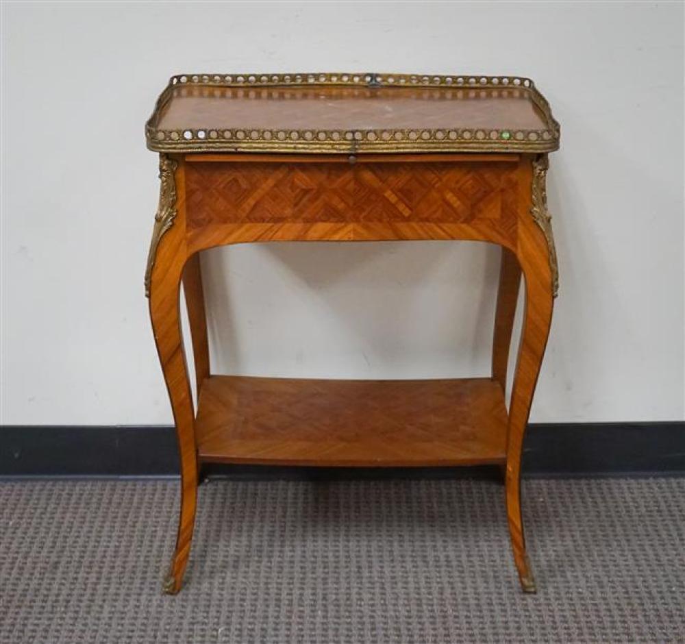 LOUIS XV STYLE BRASS MOUNTED