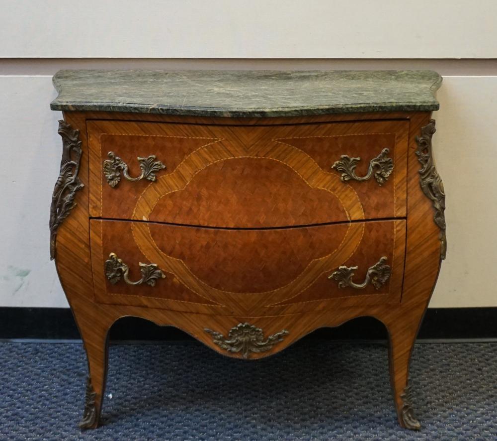 LOUIS XV STYLE BRASS MOUNTED