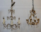 LOUIS XV STYLE BRASS SIX-LIGHT