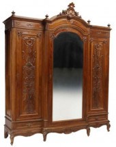 LOUIS XV STYLE BREAKFRONT MIRR