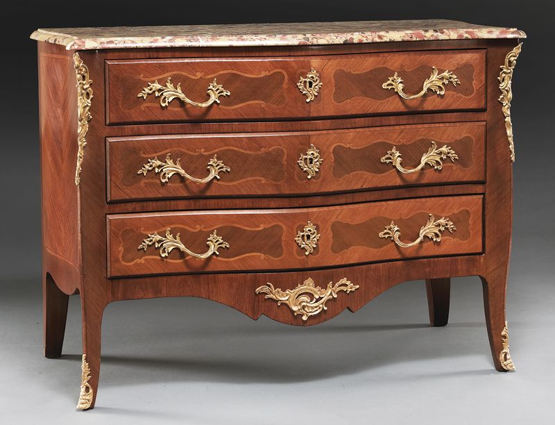 Louis XV style Breche d'Alep marble