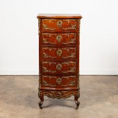 LOUIS XV STYLE BRONZE MOUNTED