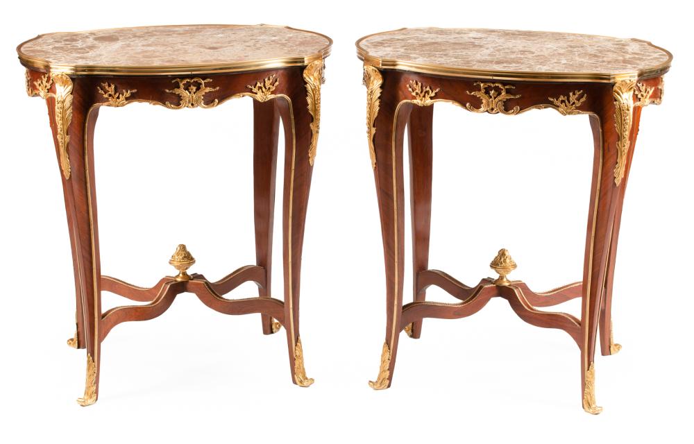 LOUIS XV-STYLE BRONZE-MOUNTED