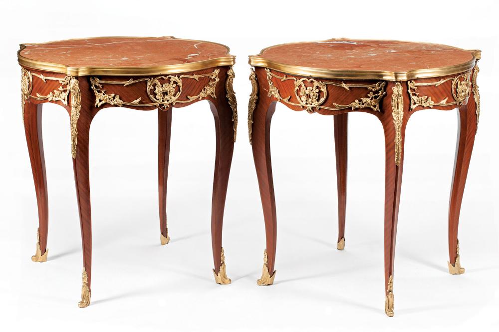 LOUIS XV-STYLE BRONZE-MOUNTED